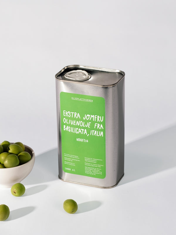 Olivenolje fra Basilicata, Italia, 1000 ml