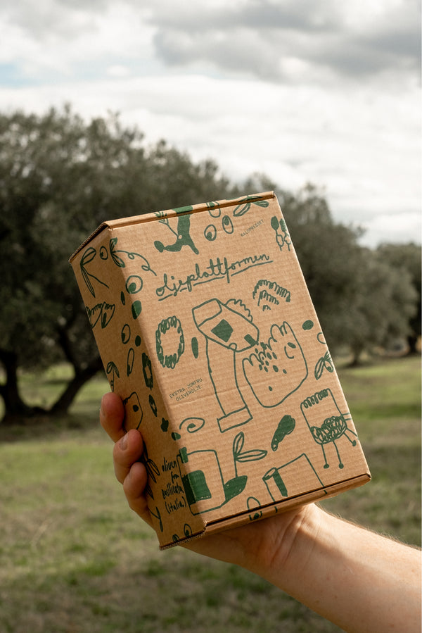 Gaveboks til olivenolje