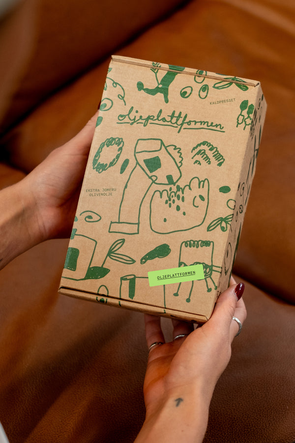 Gaveboks til olivenolje