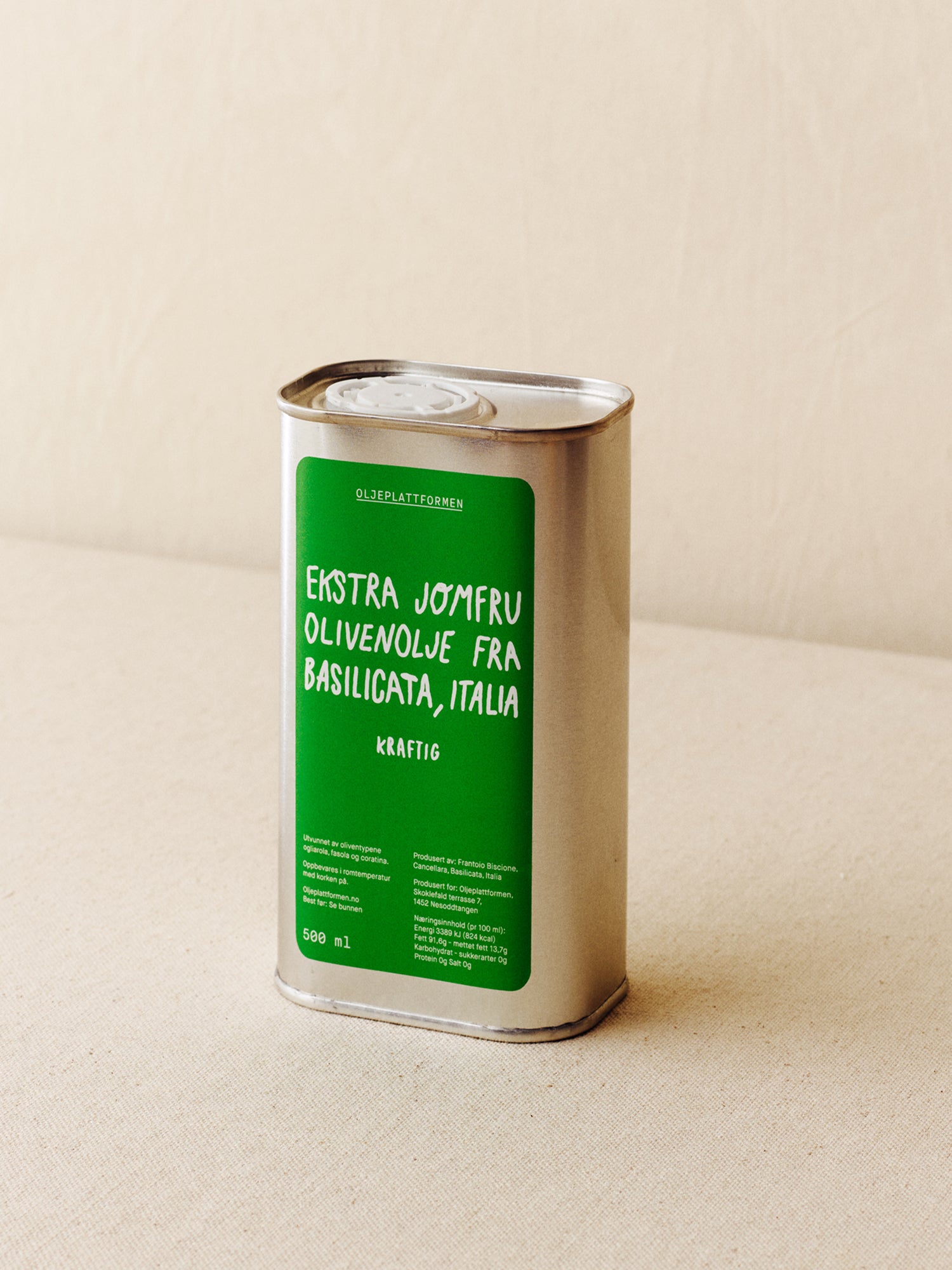 Olivenolje fra Basilicata, Italia, 500 ml